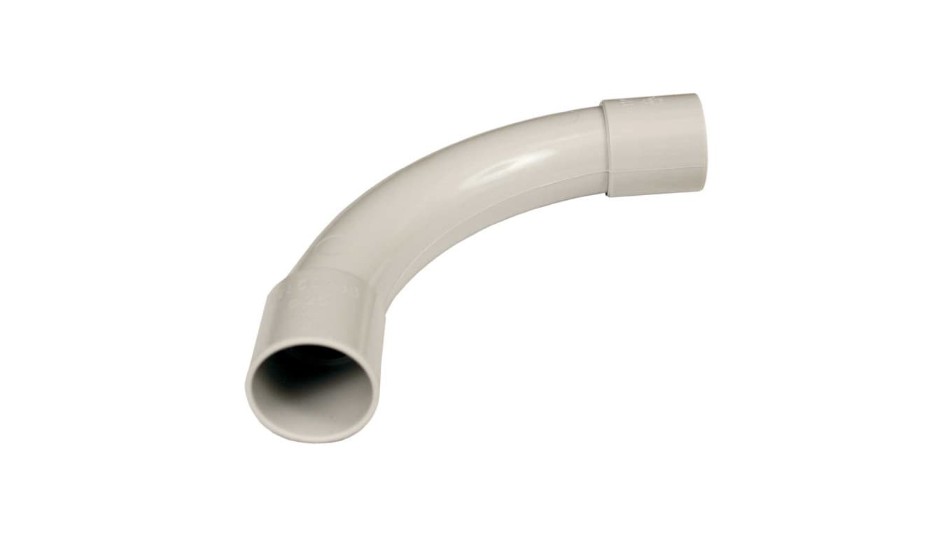 

Kolano sztywne z obustronnym kielichem bezhalogenowe jasno szare 16mm 4116E HF KB