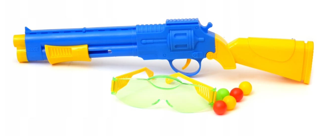 

MEGA DUŻY KARABIN PISTOLET STRZELBA NA PIŁKI +GIFT