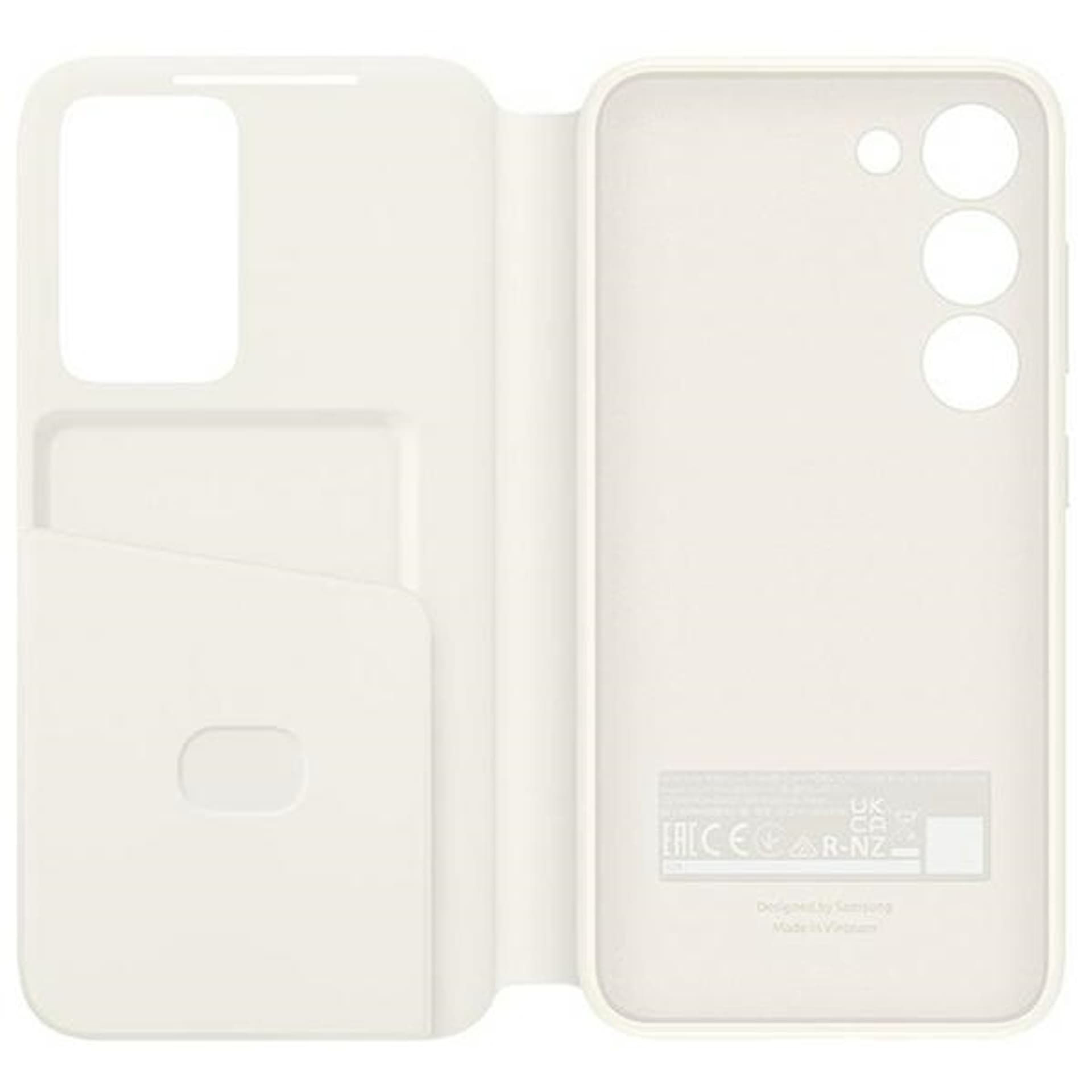 

Etui Samsung EF-ZS916CU S23+ S916 kremowy/cream Smart View Wallet Case