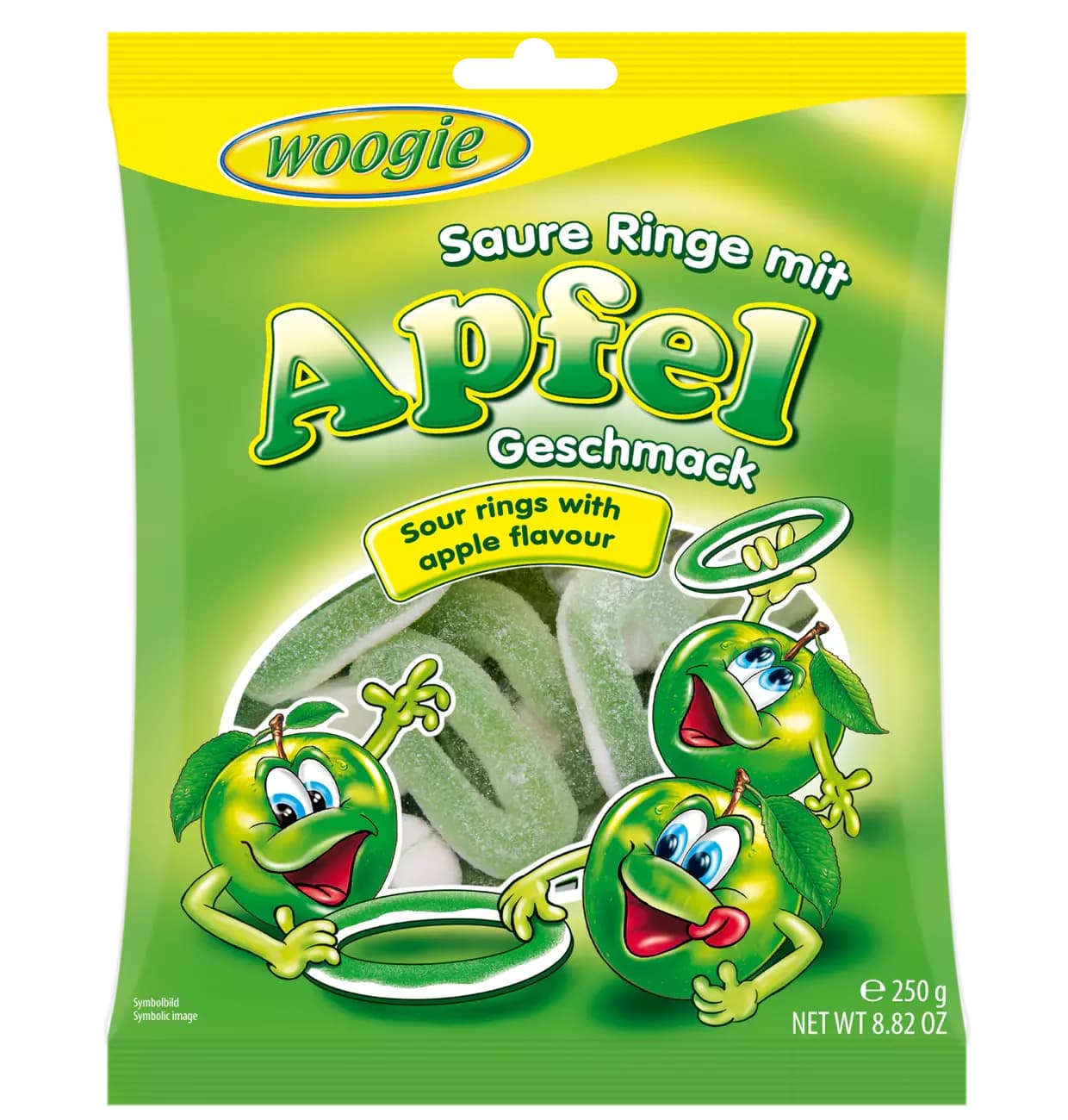 

Woogie Apfel Saure Ringe Żelki 250 g