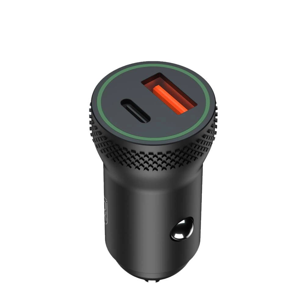 

Ładowarka Samochodowa 18W USB-C PD + QC3.0 USB XO CC33 czarna