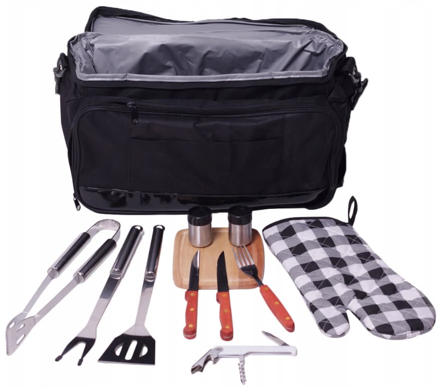 

ZESTAW PRZYBORÓW AKCESORIÓW DO GRILLA GRILL +TORBA