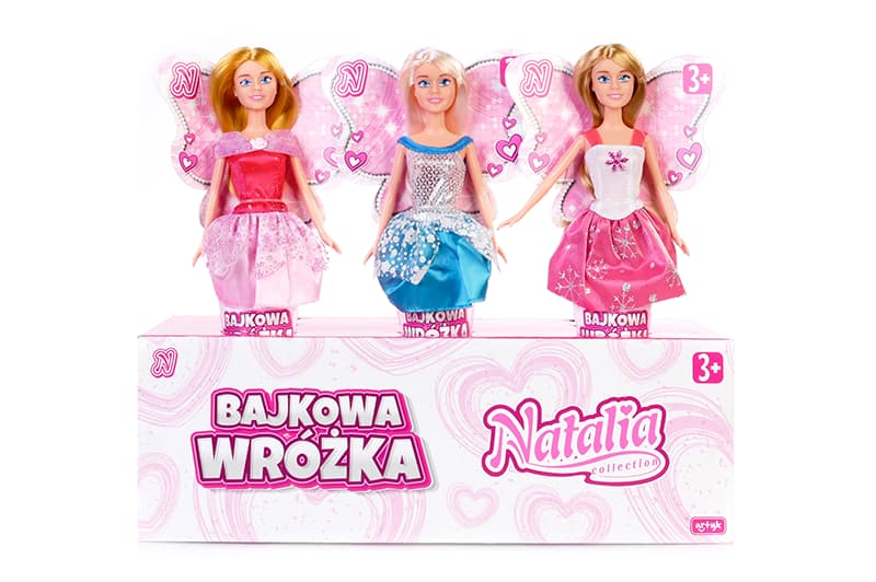 

LALKA NATALIA BAJKOWA WRÓŻKA W ROŻKU SKRZYDŁA