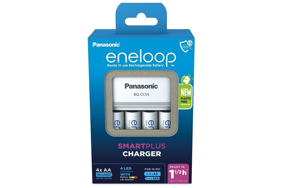 

Eneloop ładowarka Smart and Quick BQCC55+AA 4 sztuki