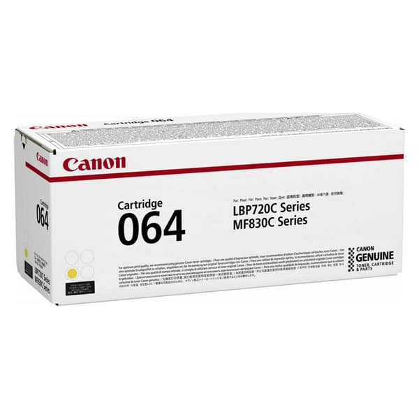 

Canon oryginalny toner 064 Y, yellow, 5000s, 4931C001, Canon i-SENSYS MF832Cdw, O