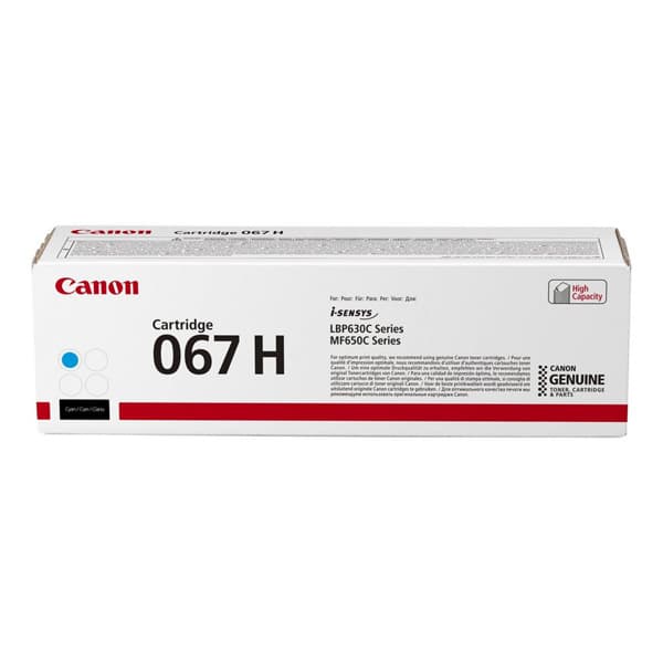 

Canon oryginalny toner 067 H C, 5105C002, cyan, 2350s, high capacity, Canon LBP631Cdw, LBP633Cdw, MF651Cw, MF655Cdw, MF657Cdw, O