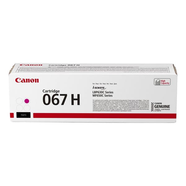 

Canon oryginalny toner 067 H M, 5104C002, magenta, 2350s, high capacity, Canon LBP631Cdw, LBP633Cdw, MF651Cw, MF655Cdw, MF657Cdw,
