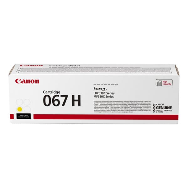 

Canon oryginalny toner 067 H Y, 5103C002, yellow, 2350s, high capacity, Canon LBP631Cdw, LBP633Cdw, MF651Cw, MF655Cdw, MF657Cdw, O