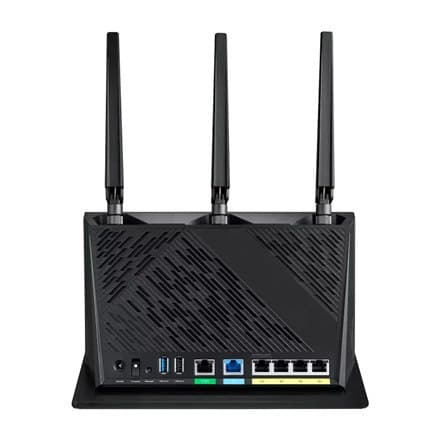 

Asus Dual Band WiFi 6 Gaming Router RT-AX86U Pro 802.11ax, 10/100/1000 Mbit/s, porty Ethernet LAN (RJ-45) 5, typ anteny 3xzewnęt, Rj-45) 5/typ anteny 3xzewnę