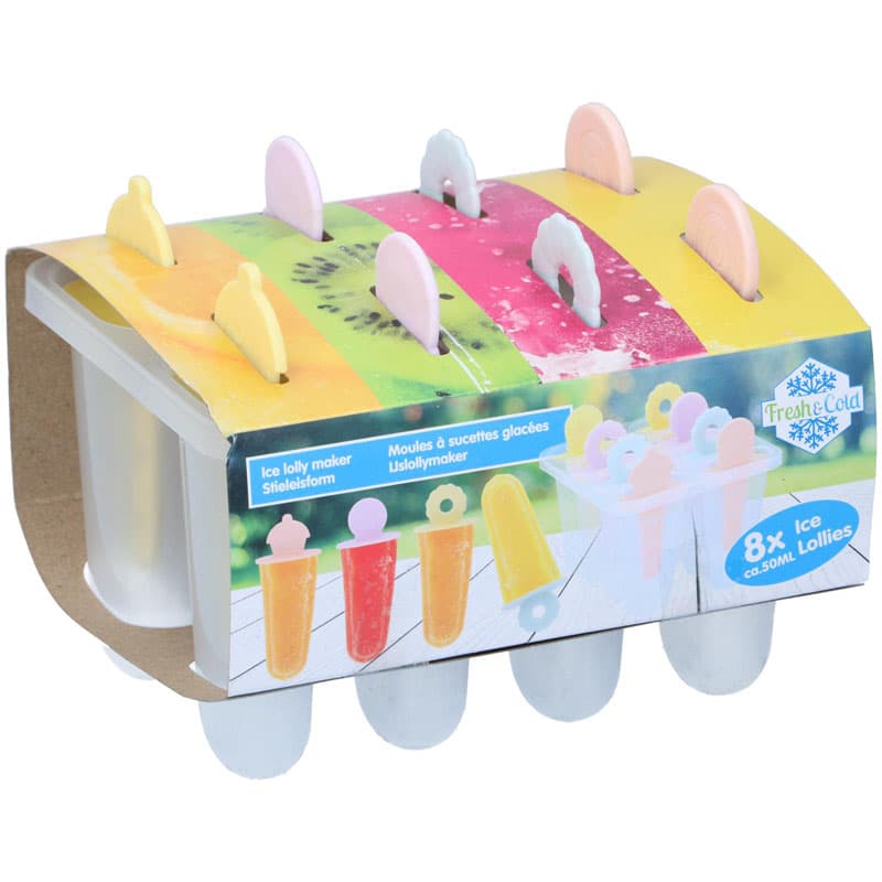 

Fresh & Cold - Forma do lodów / sorbetów na patyku 8x50 ml