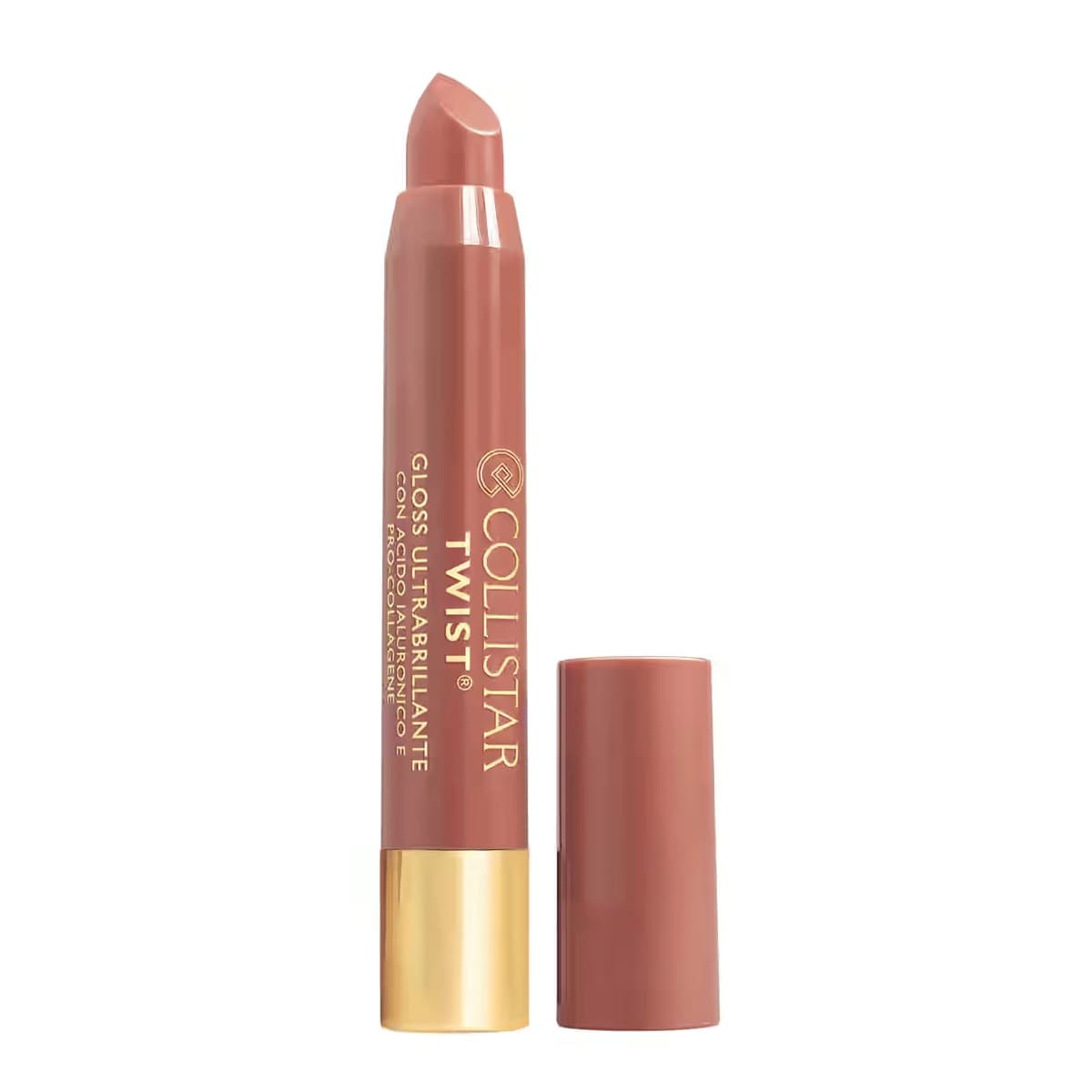 

Collistar Twist Ultra Shiny Gloss With Hyaluronic Acid błyszczyk z kwasem hialuronowym 202 Nudo 5.5ml