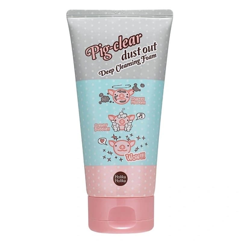 

HOLIKA HOLIKA Pig Clear Dust Out Deep Cleansing Foam głęboko oczyszczająca kremowa pianka do mycia twarzy 150ml