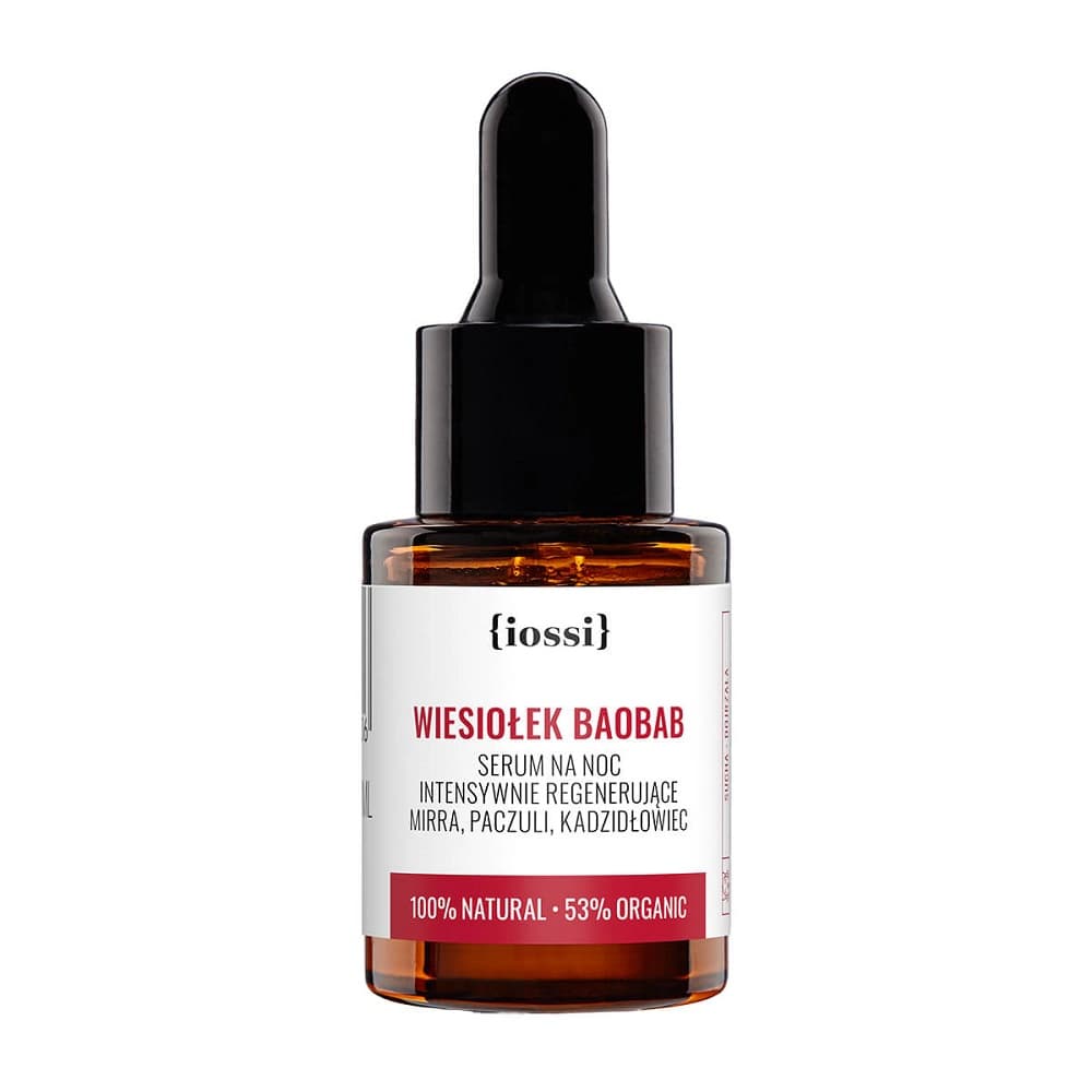 

Iossi Wiesiołek Baobab intensywnie regenerujące serum na noc 10ml