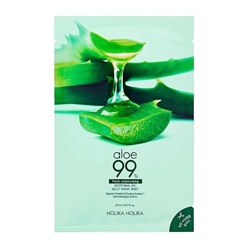 

HOLIKA HOLIKA Aloe 99% Soothing Gel Jelly Mask Sheet nawilżająca maska w płachcie 23ml