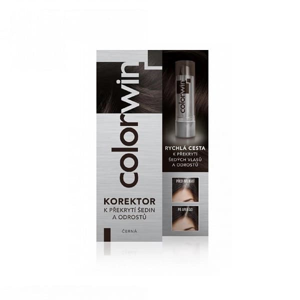 

Colorwin Korektor tuszujący odrosty i siwe włosy Czarny 4.6g