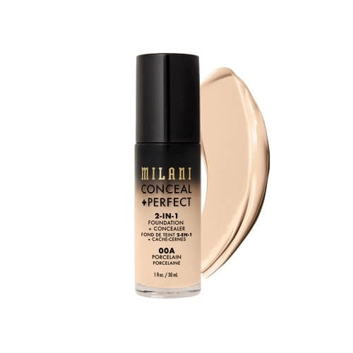 

Milani Conceal + Perfect Foundation + Concealer kryjący podkład do twarzy 00A Porcelain 30ml