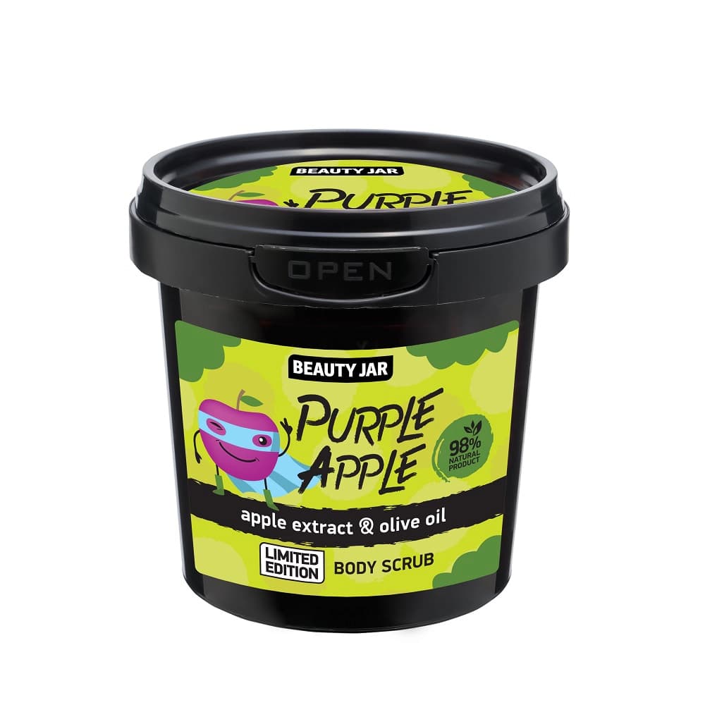 

BEAUTY JAR Purple Apple peeling do ciała z ekstraktem z jabłek i oliwą 200g
