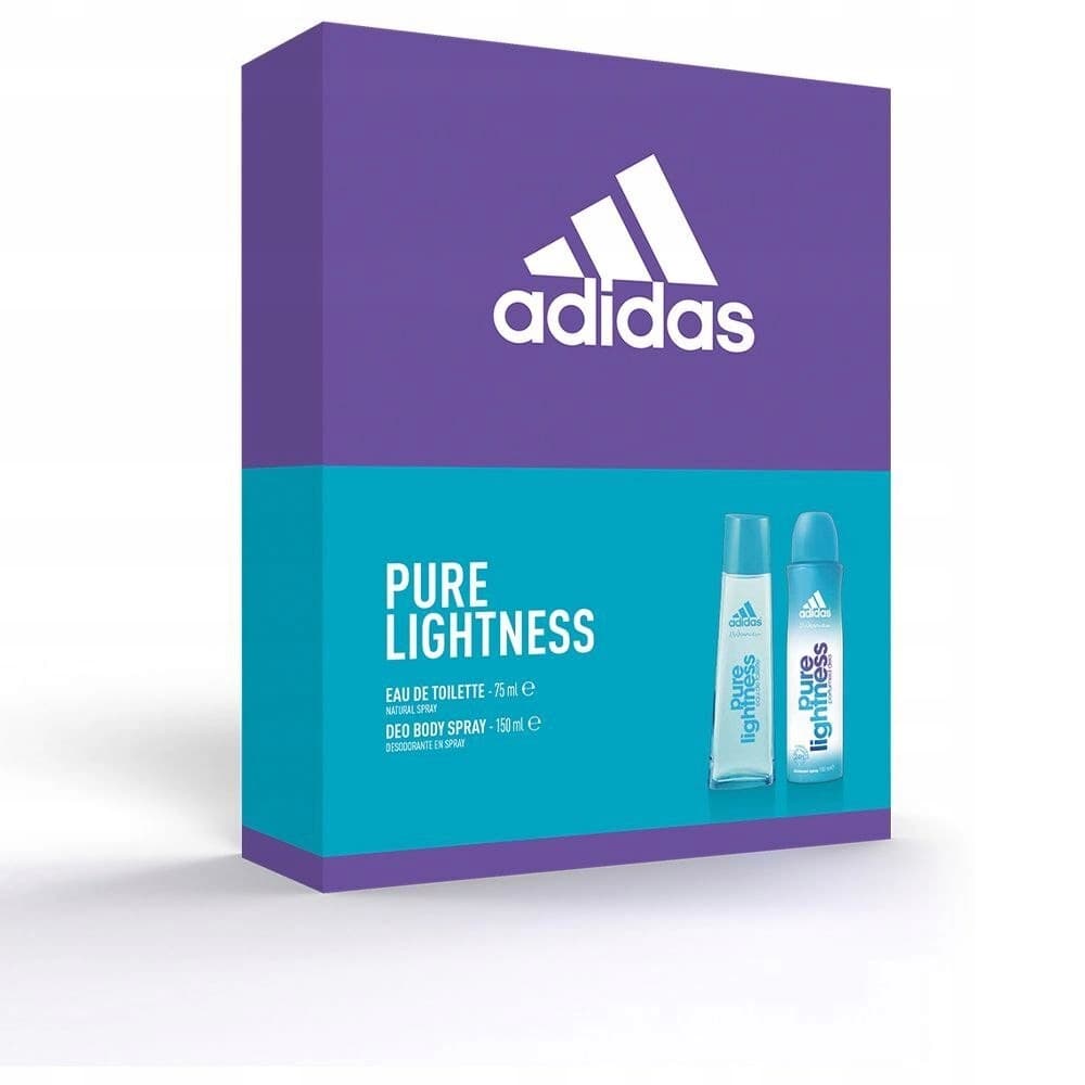 

Adidas Pure Lightness zestaw EDT 75ml + dezodorant spray 150ml (W)