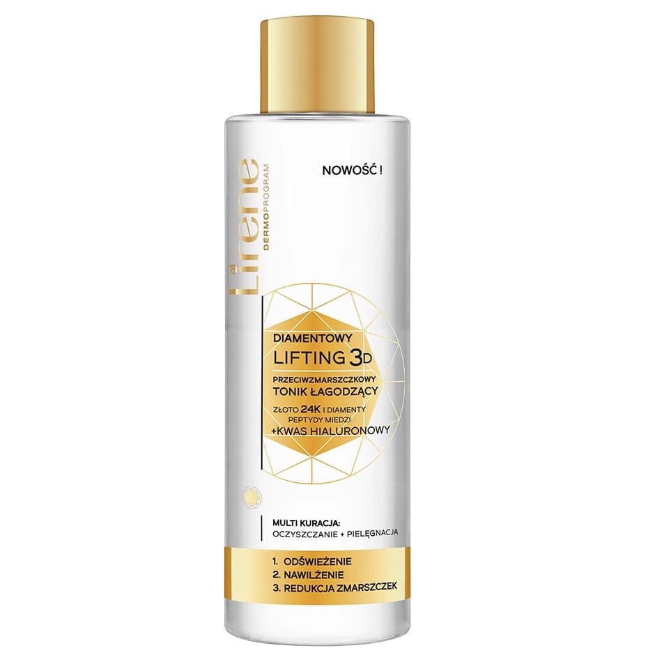 

Lirene Diamentowy Lifting 3D przeciwzmarszczkowy tonik łagodzący 200ml
