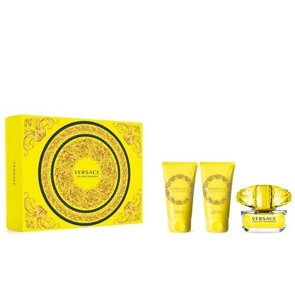 

Versace Yellow Diamond zestaw EDT 50ml + balsam do ciała 50ml + żel pod prysznic 50ml (W)