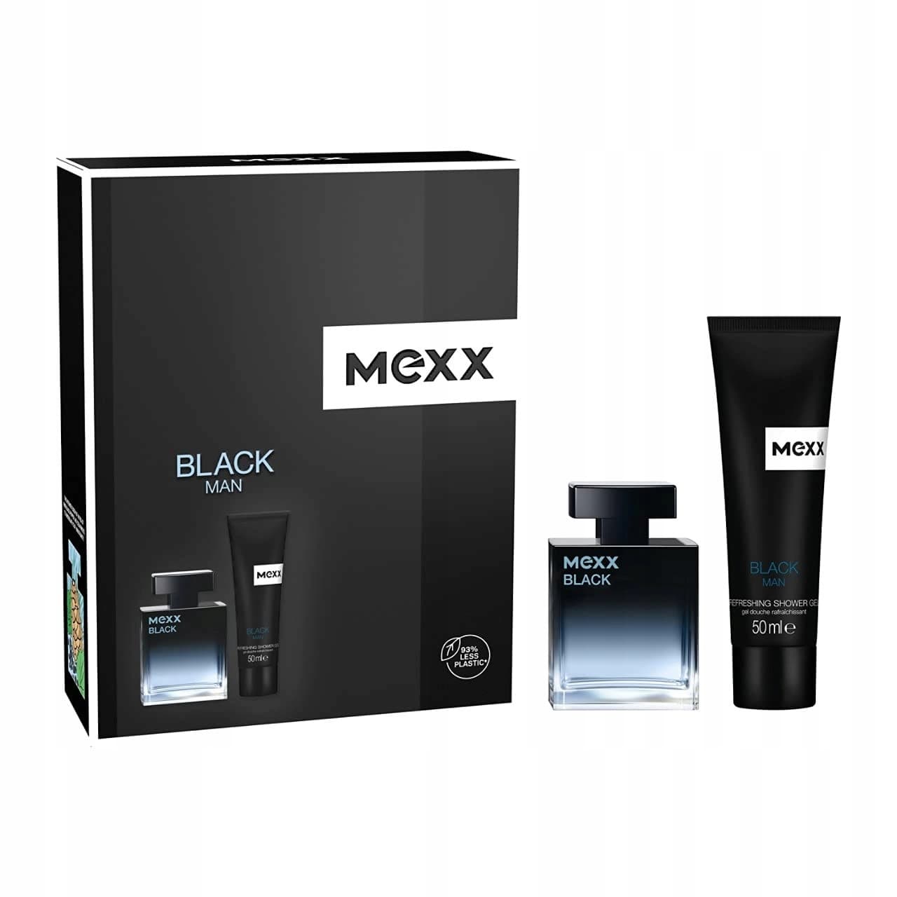 

Mexx Black Man zestaw EDT 30ml + żel pod prysznic 50ml (M)