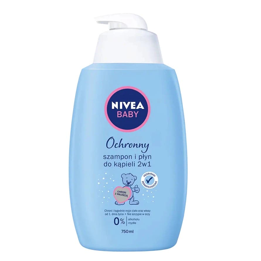 

NIVEA Baby 2in1 ochronny szampon i płyn do kąpieli dla dzieci 750ml