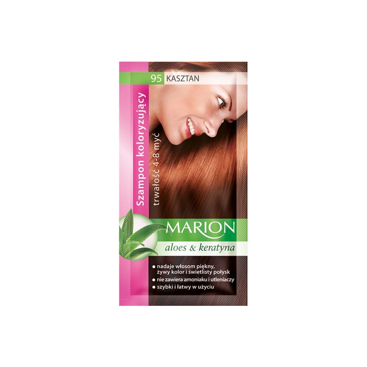 

Marion Szampon koloryzujący 4-8 myć nr 95 kasztan