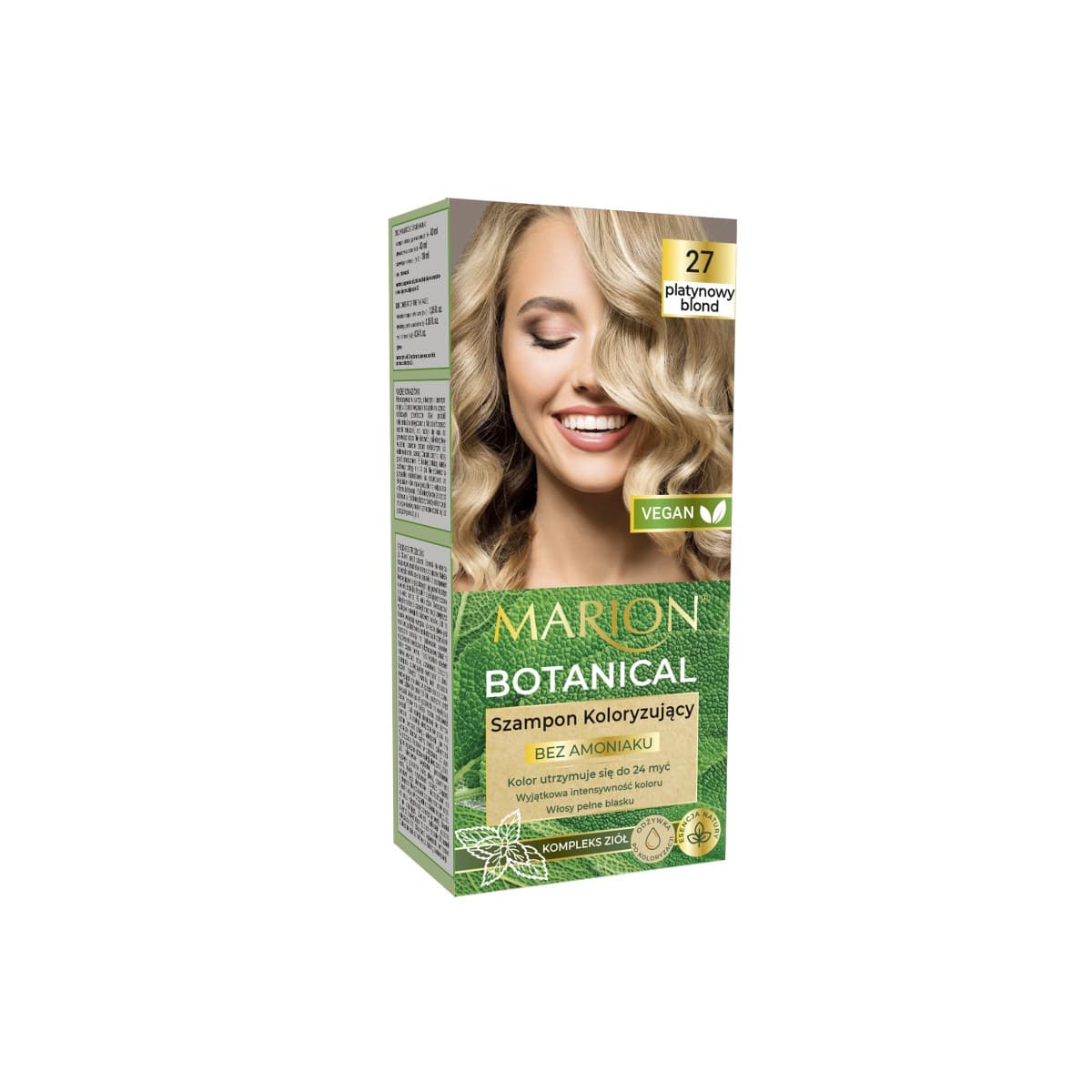 

Marion Szampon koloryzujący Botanical (Vege) nr 27 Platynowy Blond 1op.
