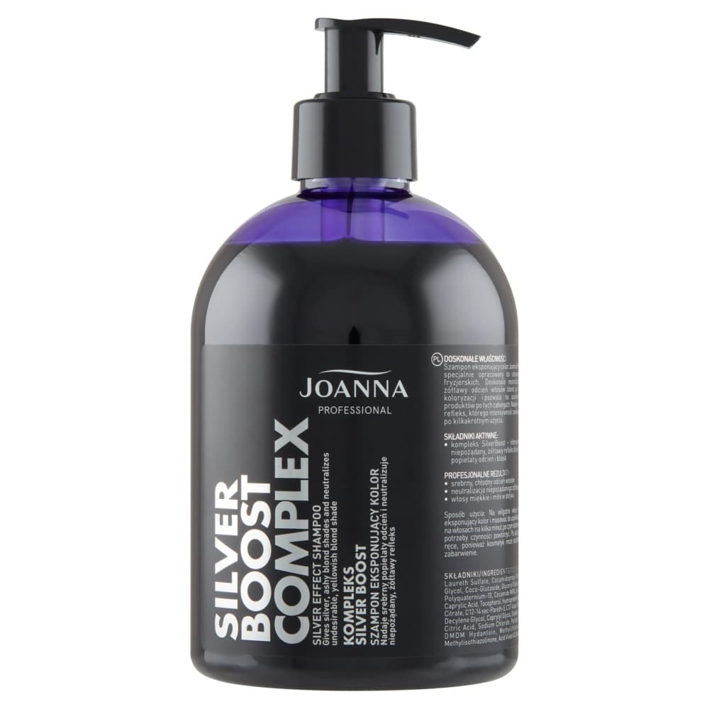 

Joanna Professional Silver Boost Complex Szampon eksponujący kolor 500g