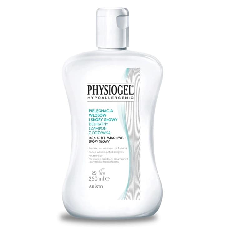 

PHYSIOGEL Pielęgnacja Włosów i Skóry Głowy delikatny szampon z odżywką do suchej i wrażliwej skóry głowy 250ml