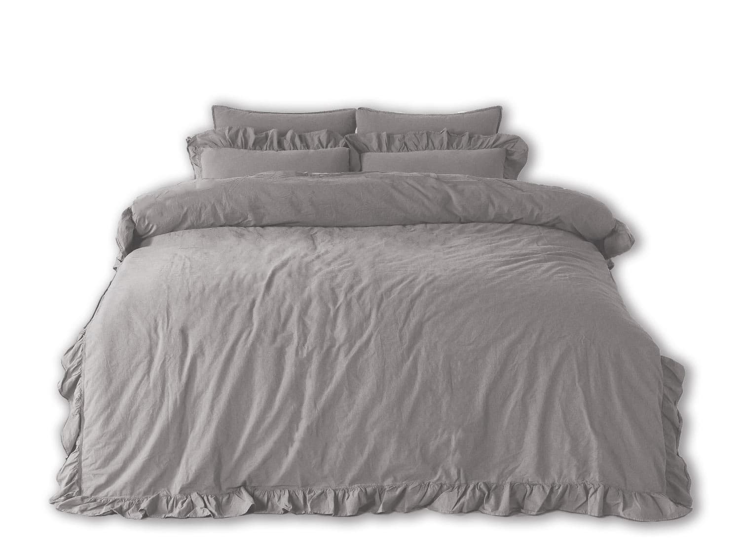 

Pościel bawełniana OPAL GREY/160x200(P) STONEWASHED, P) stonewashe