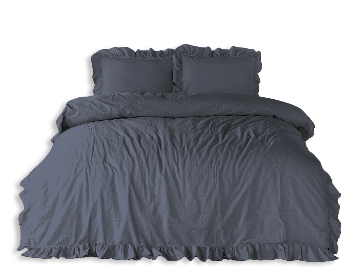 

Pościel bawełniana NATURAL GREY/160x200(P) STONEWASHED, P) stonewashe