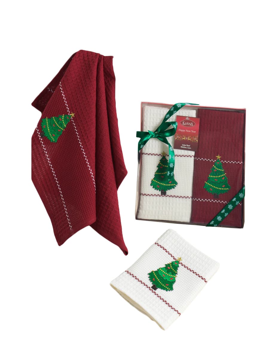 

Ręcznik bawełniany haft 3138 V4 NEW YEAR HAPPY kpl.2x40x60