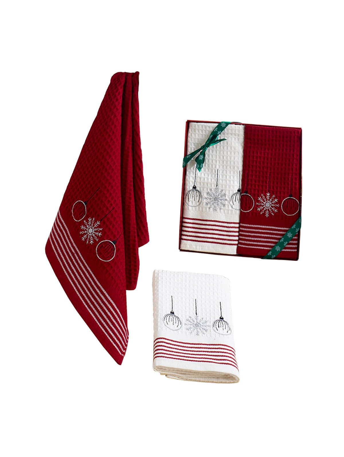 

Ręcznik bawełniany haft 3138 V8 NEW YEAR HAPPY kpl.2x40x60