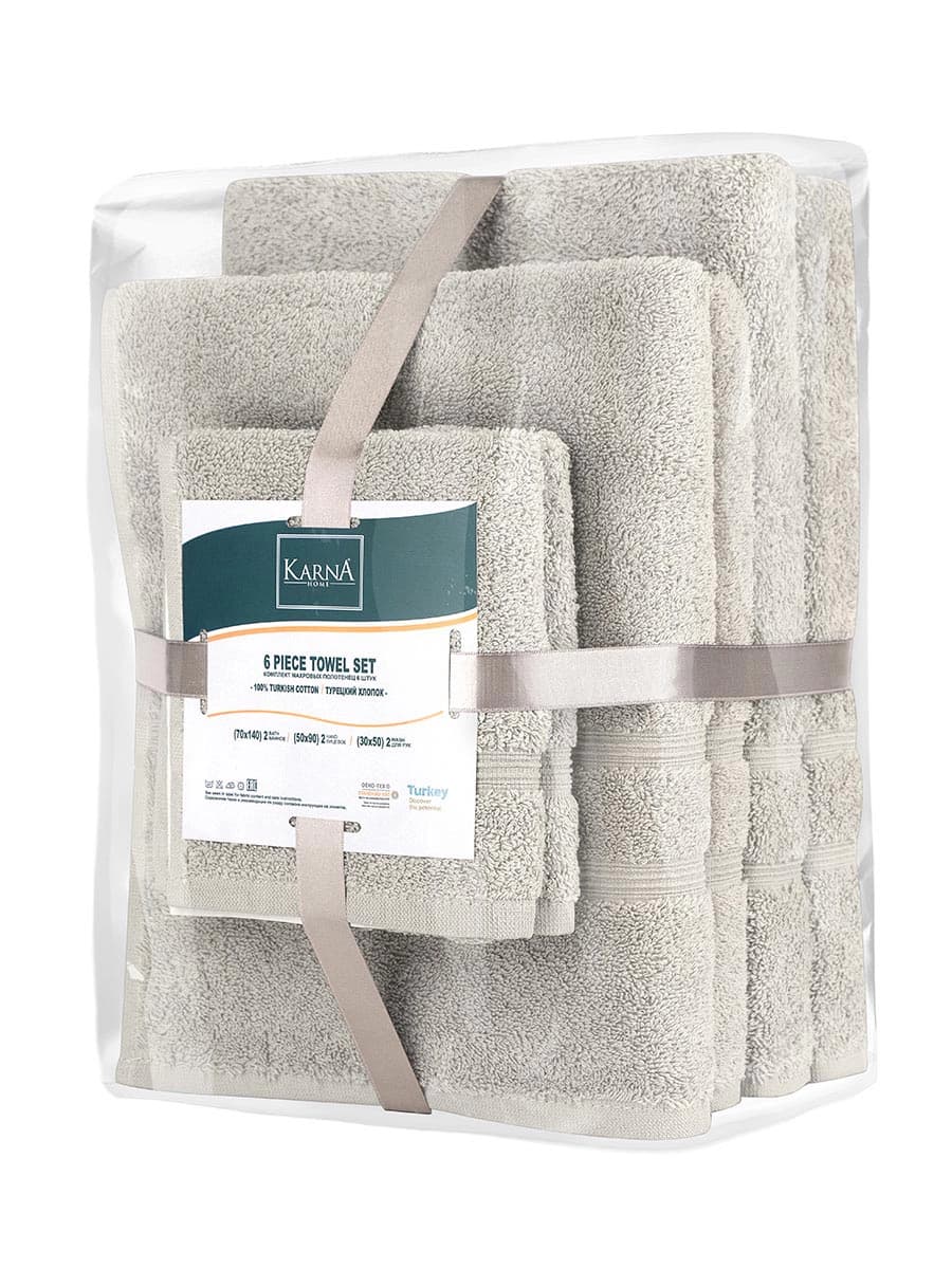 

Ręcznik bawełniany frotte GAMA/3694/beige 2x30x50/2x50x90/2x70x140 kpl.