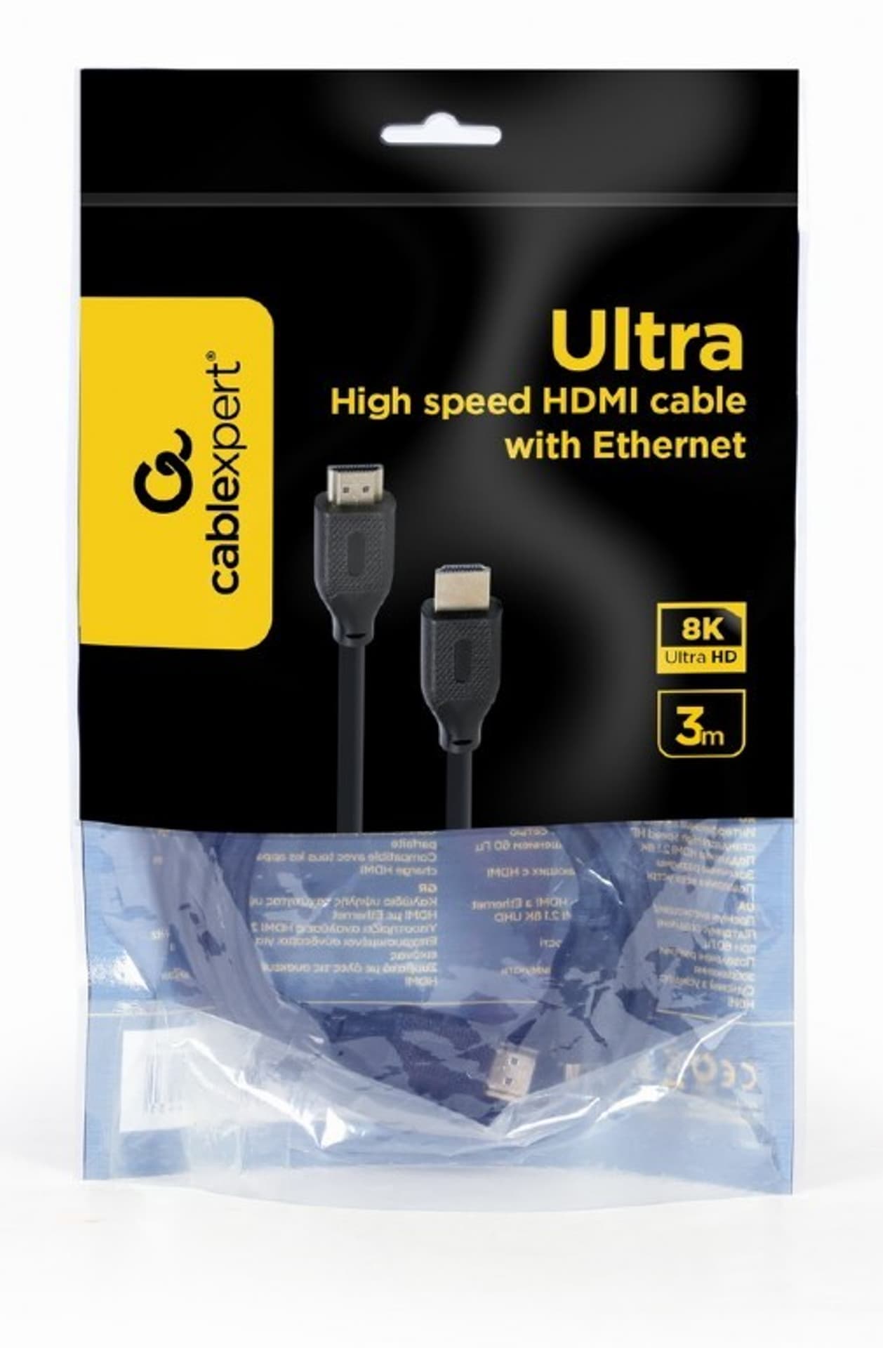 

Kabel HDMI Ultra High Speed 8K Ethernet 3m