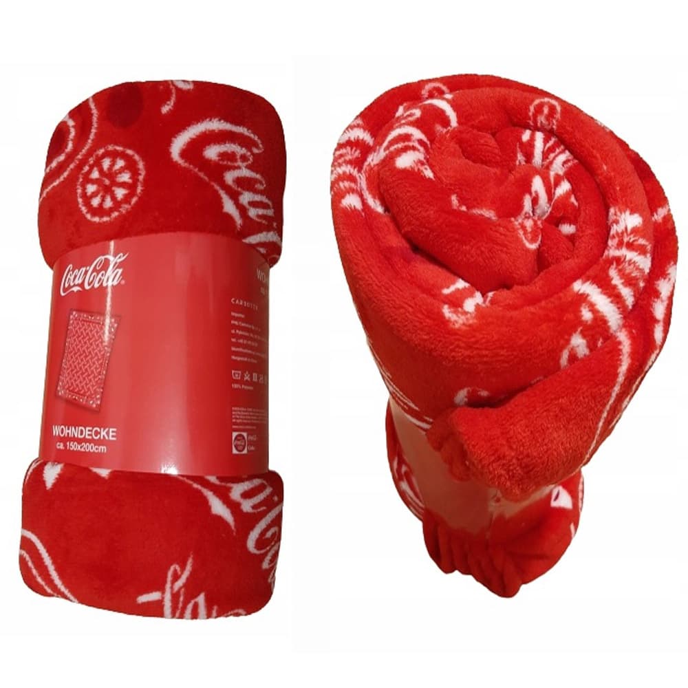 

Koc polarowy 150x200 Coca Cola