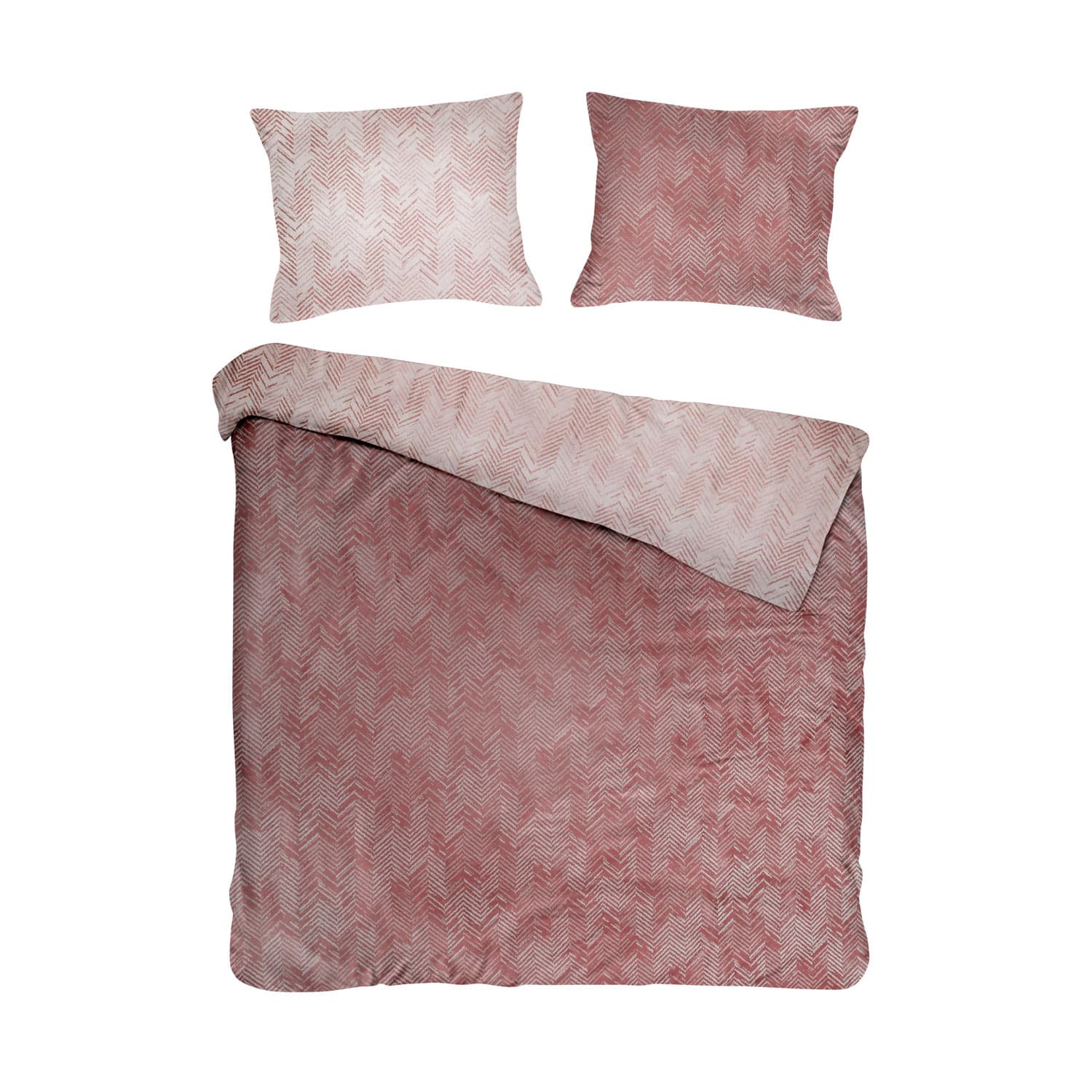 

Pościel bawełniana HANNAH PUDRA/220x200 COTTONLOVE JACQUARD