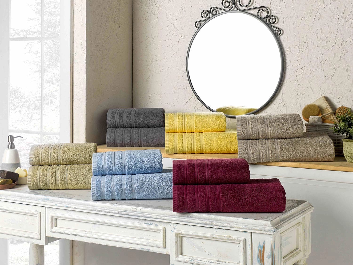 

Ręcznik Bawełna 100% VIVA SAND (W) 50x100+70x140 kpl.