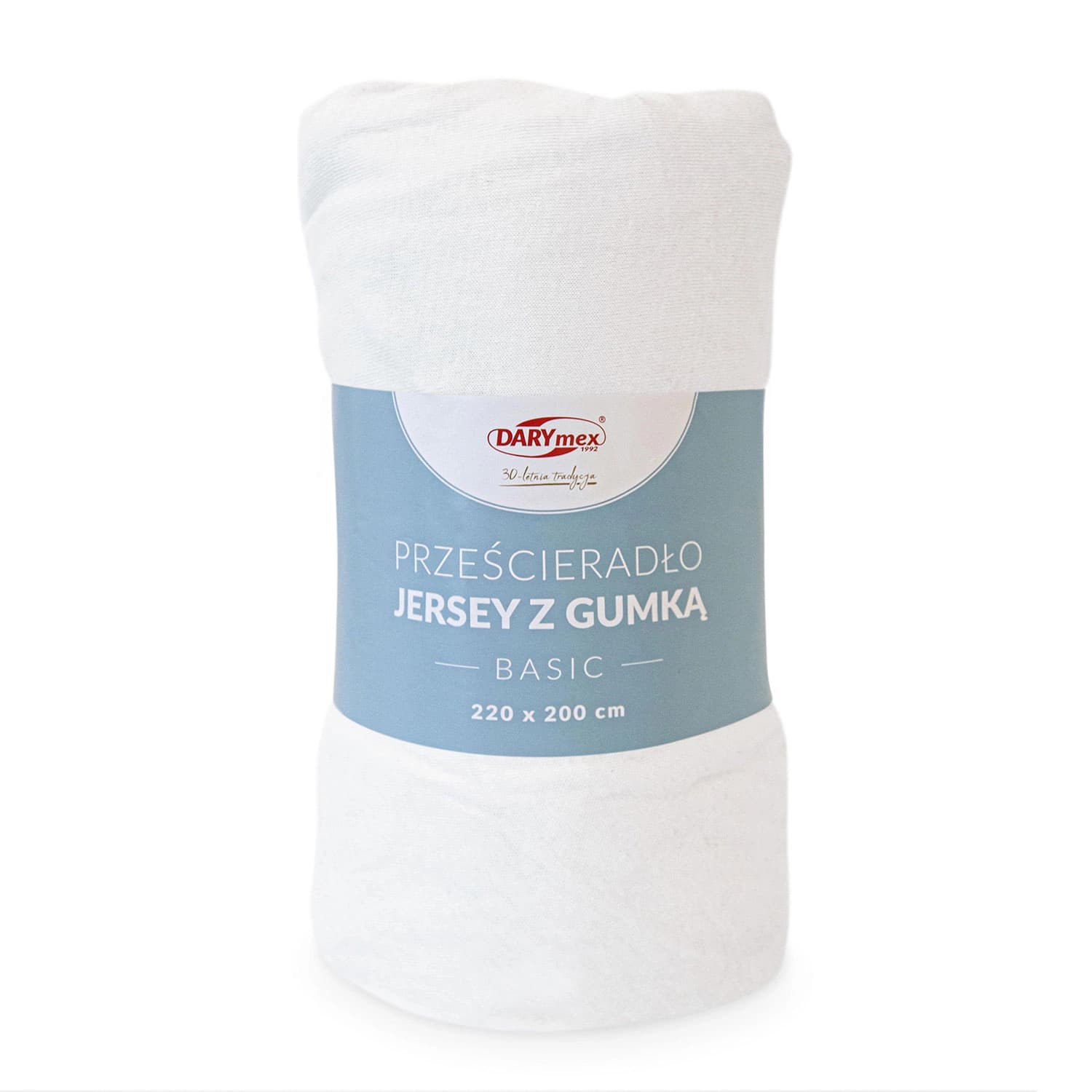 

Prześcieradło jersey z gumką BASIC 001/BIAŁY/160x200