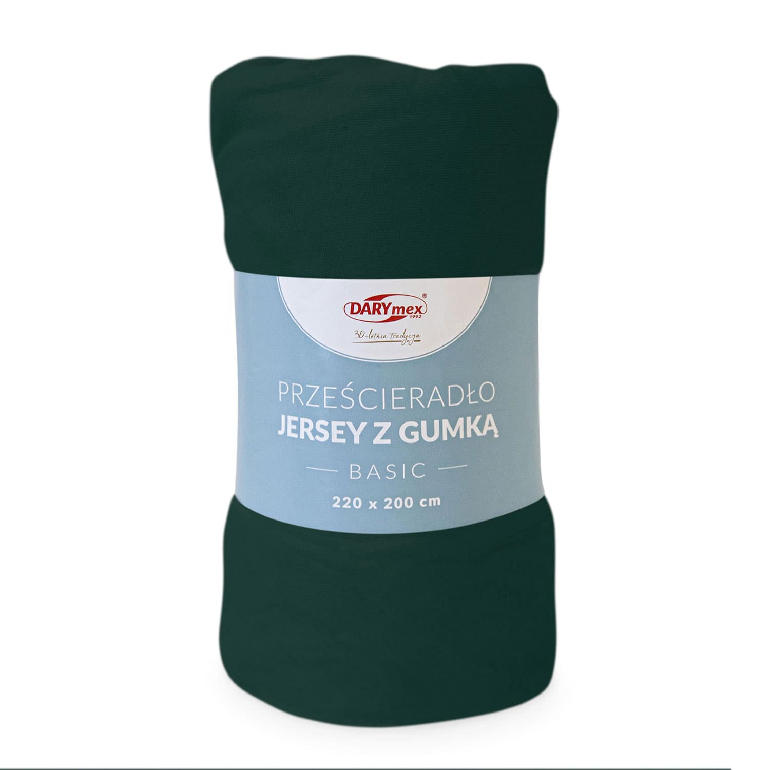 

Prześcieradło jersey z gumką BASIC 036/ZIELEŃ BUTELKOWA/90x200