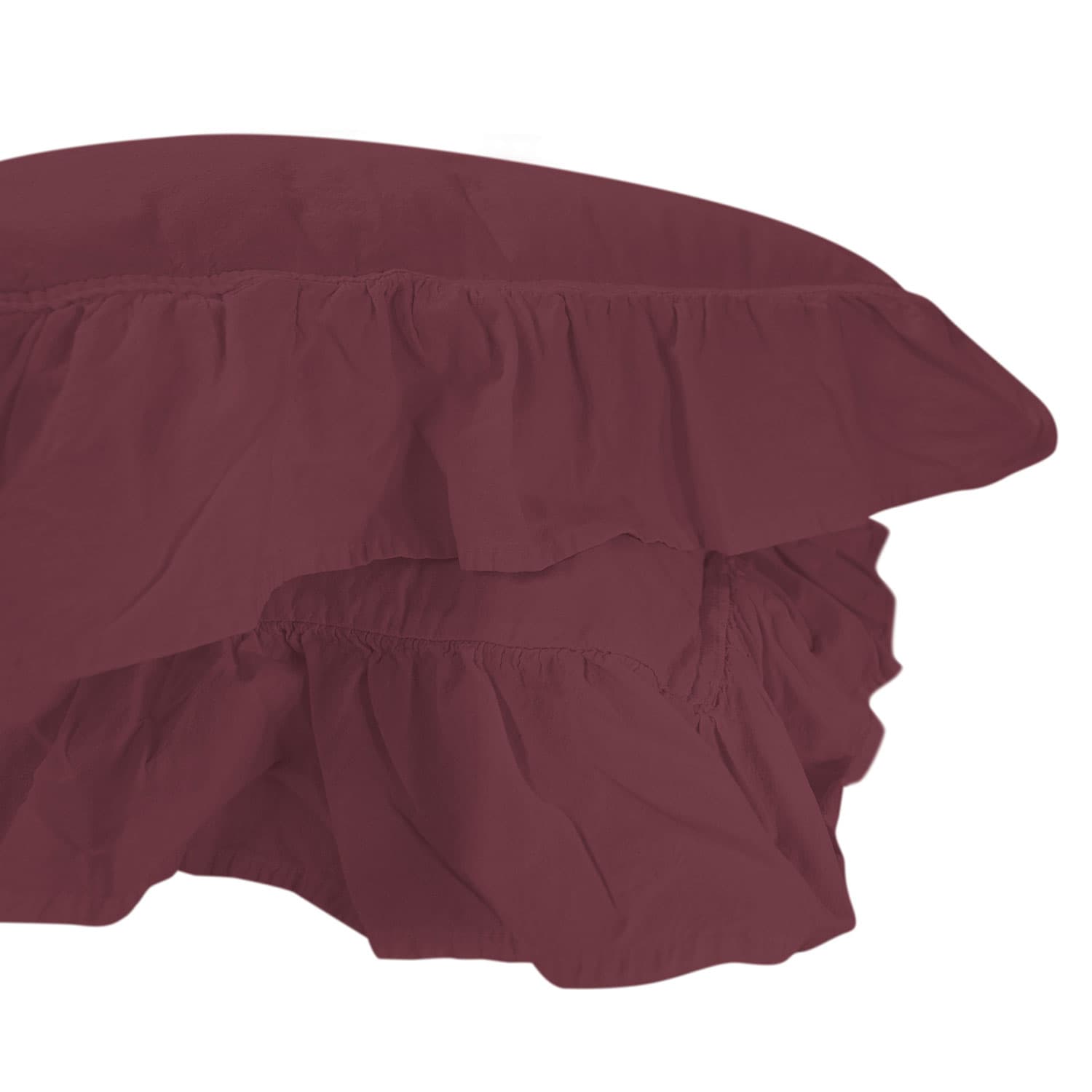 

Poszewka bawełniana komplet RASPBERRY/2x40x40 STONEWASHED