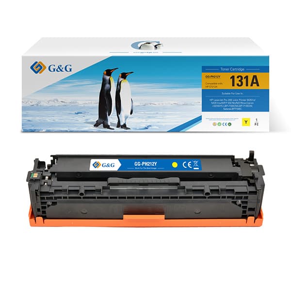 

G&G kompatybilny toner z NT-PH212Y, HP 131A, CF212A, CRG731, yellow, 1800s, dla HP LaserJet Pro 200 M276n, M276nw,, N
