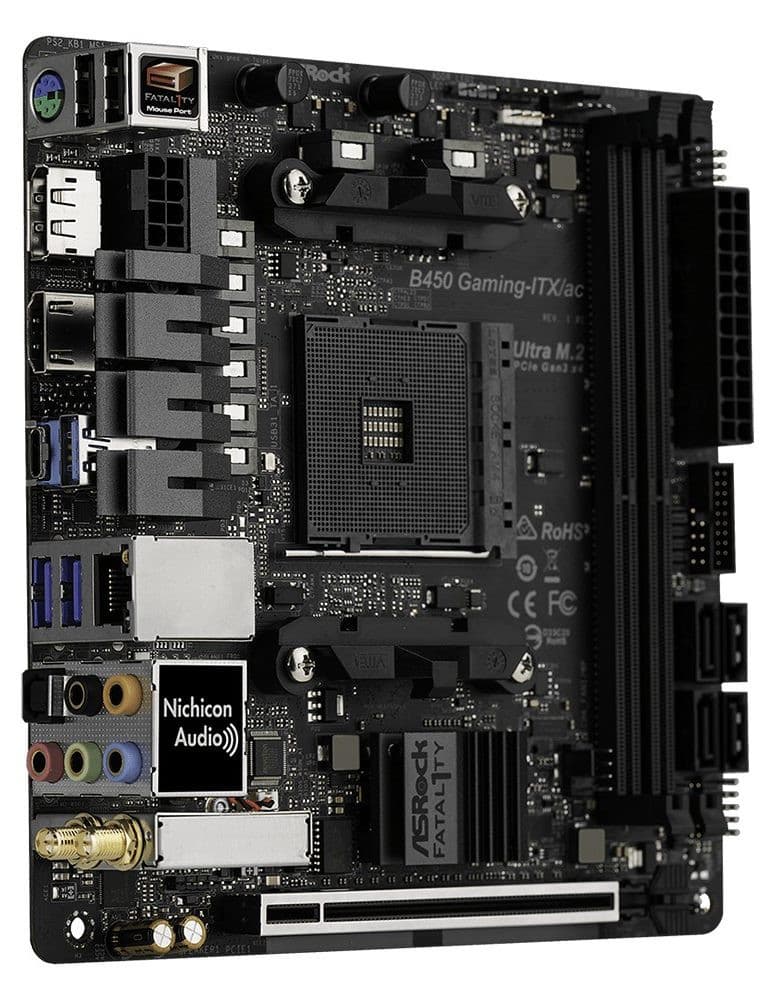 

Płyta główna ASROCK B450 Gaming-ITX/AC Socket AM4 MiniITX