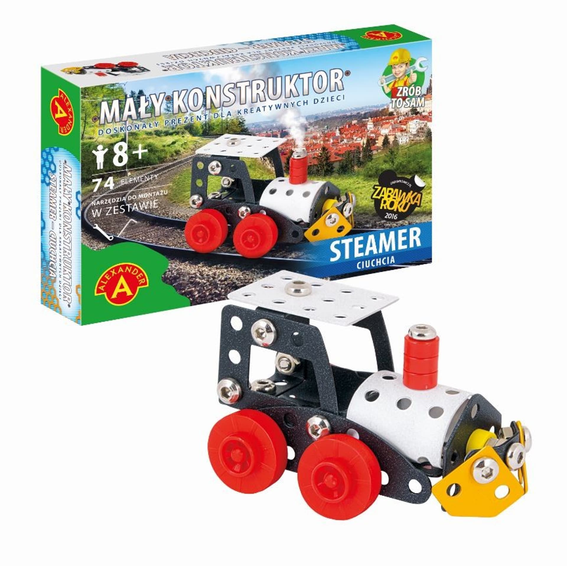 

Mały Konstruktor Steamer Ciuchcia