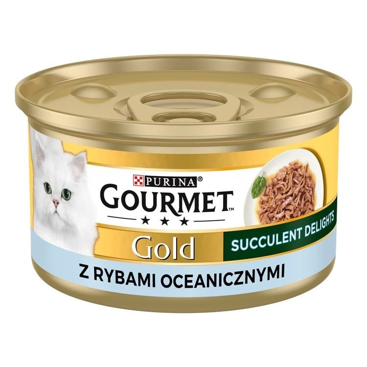 

Purina GOURMET GOLD Succulent Ryba Oceaniczna 85g