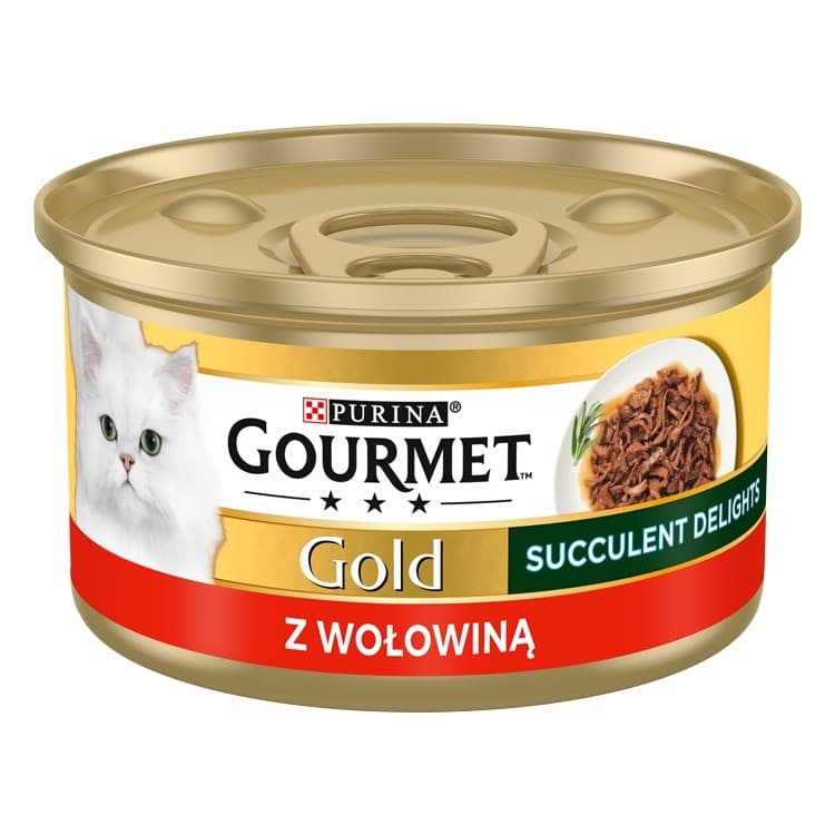 

Purina GOURMET GOLD Succulent Delights Wołowina 85g
