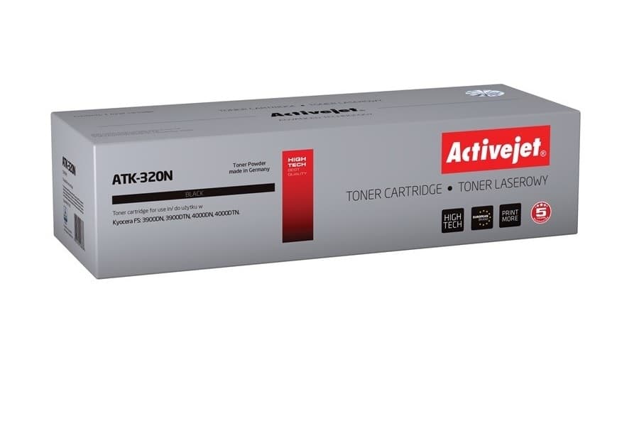 

Toner Activejet ATK-320N (zamiennik Kyocera TK-320; Supreme; 15000 stron; czarny)