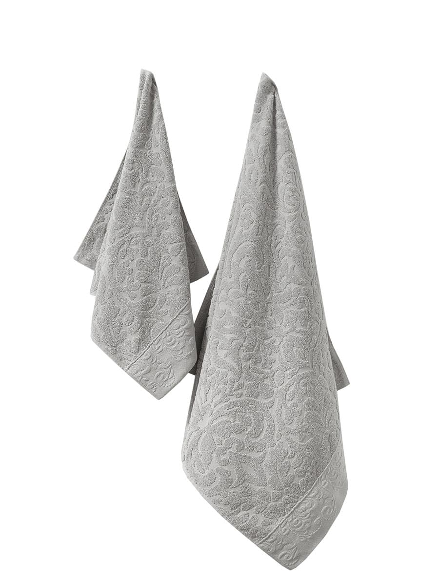 

Ręcznik bawełniany frotte NOVRA/3662/grey 50x90+70x140 kpl.
