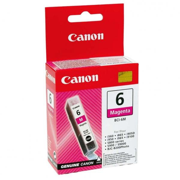 

Canon oryginalny ink / tusz BCI6M, magenta, 13 4707A002, Canon S800, 820, 820D, 830D, 900, 9000, i950